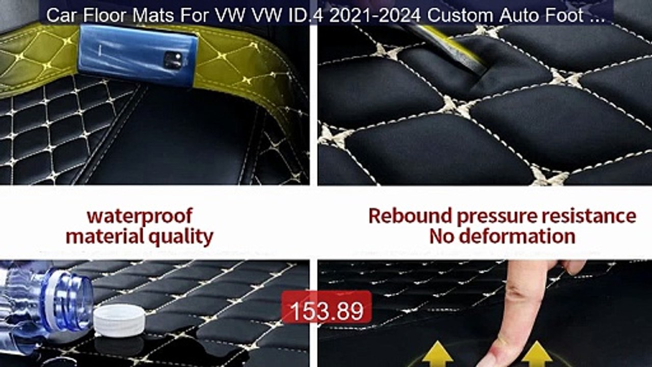 Car Floor Mats For VW VW ID.4 2021-2024 Custom Auto Foot Pads... -- Amazing Value 2026 | Must Have!