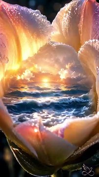 The Flower That Dreamed the Ocean | Stunning 4K AI Fantasy Short