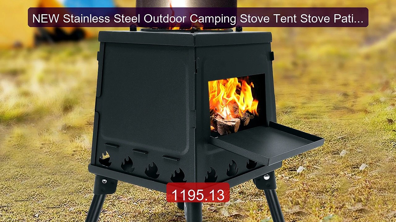 NEW Stainless Steel Outdoor Camping Stove Tent Stove Patio Sto... -- Best Buy 2026 | Great Quality!