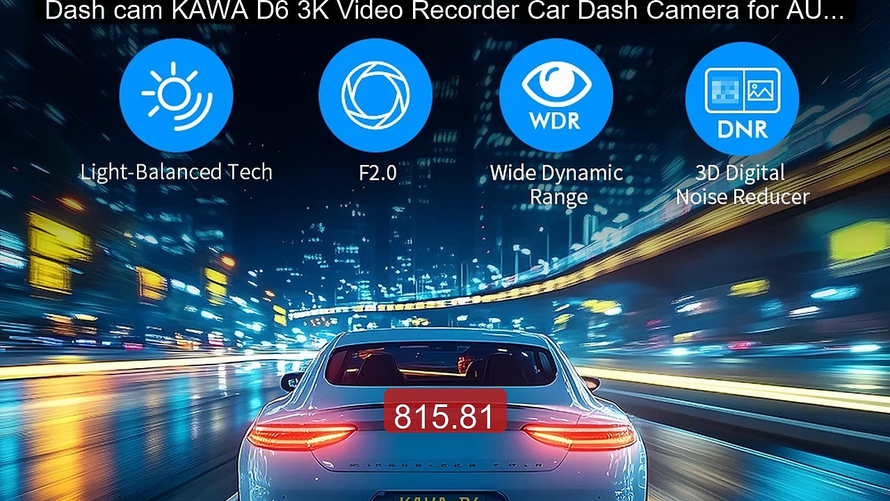 Dash cam KAWA D6 3K Video Recorder Car Dash Camera for AUTO, C... -- Hot Deal 2026 | Limited Offer!