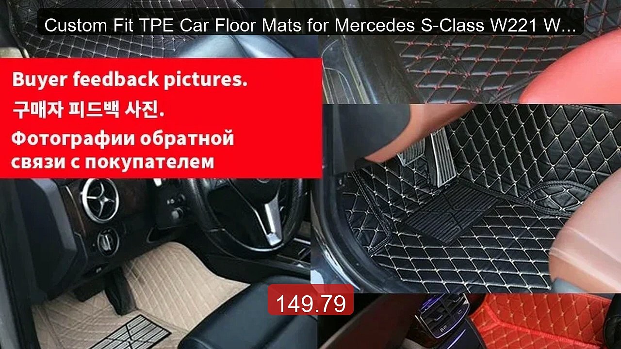 Custom Fit TPE Car Floor Mats for Mercedes S-Class W221 W22... -- Top Pick 2026 | Unbeatable Price!