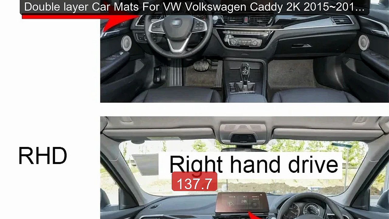 Double layer Car Mats For VW Volkswagen Caddy 2K 2015~2019 Wa... -- Amazing Value 2026 | Must Have!