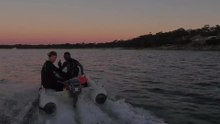Drone Chasing Boat