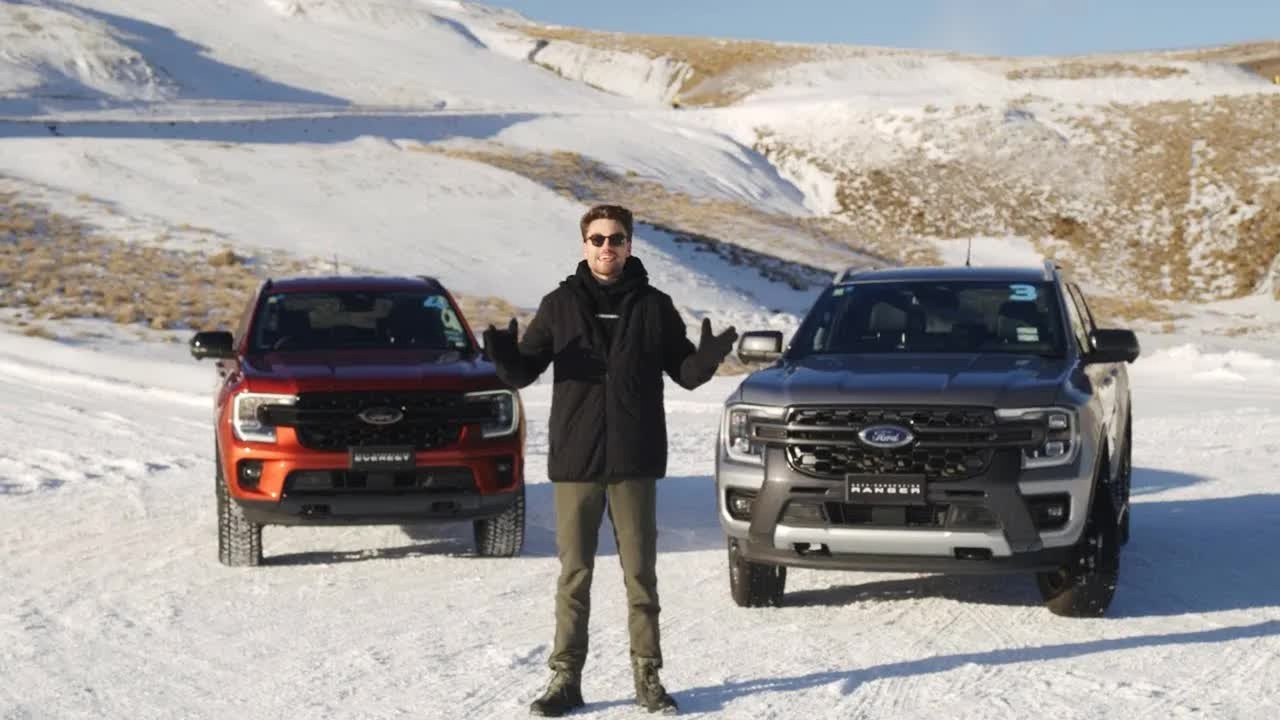 Ice Driving in NZ with the 2023 Ford Ranger & Everest
