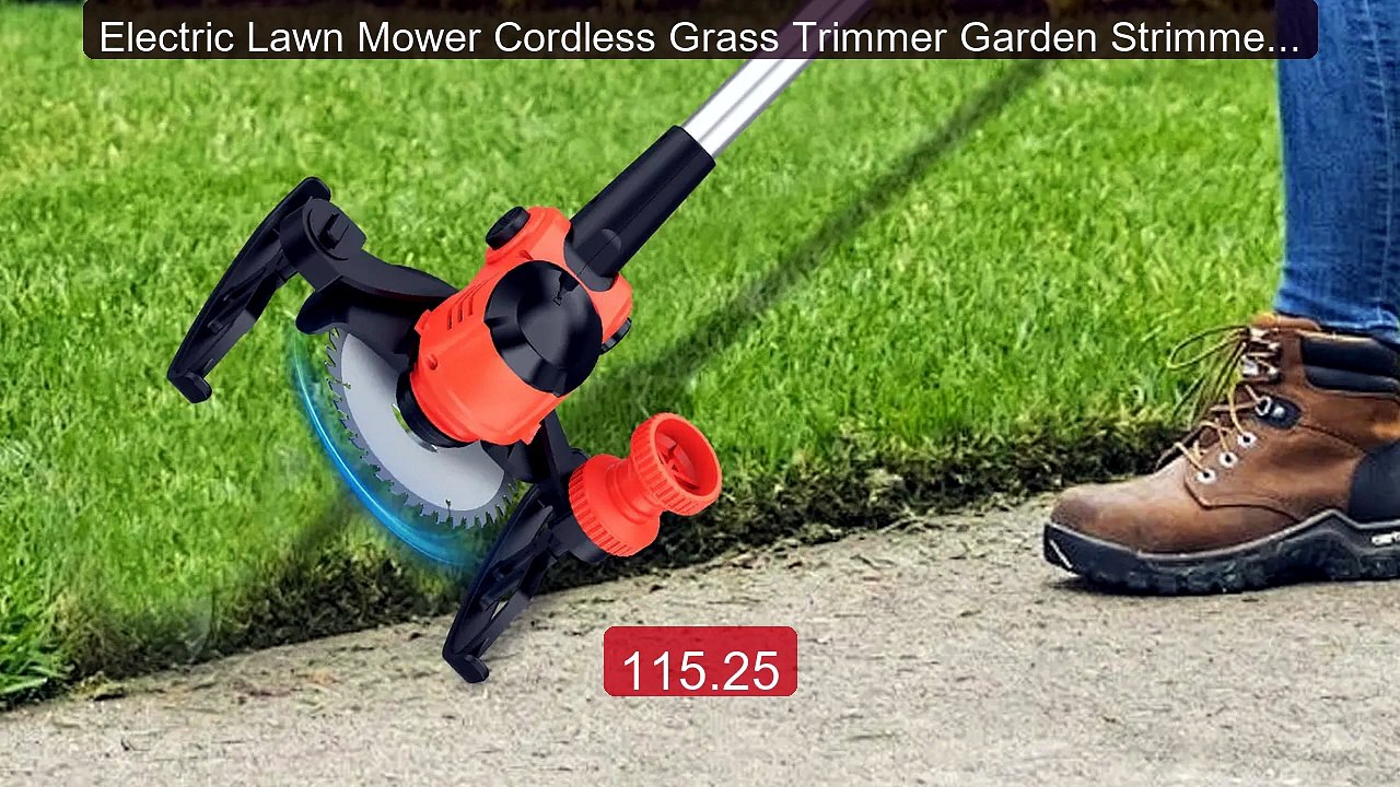 Electric Lawn Mower Cordless Grass Trimmer Garden Strimmers Gr... -- Hot Deal 2026 | Limited Offer!