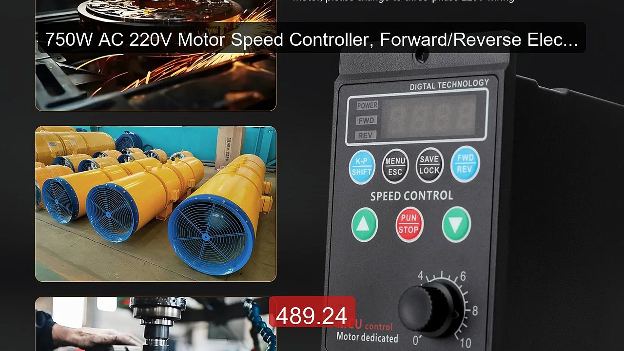 750W AC 220V Motor Speed Controller, Forward/Reverse Electr... -- Top Pick 2026 | Unbeatable Price!