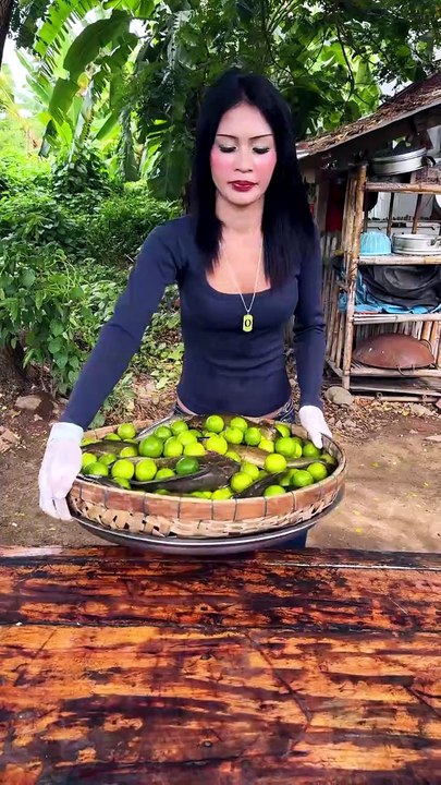 Cooking yummy wash fish with lime deep fried recipe