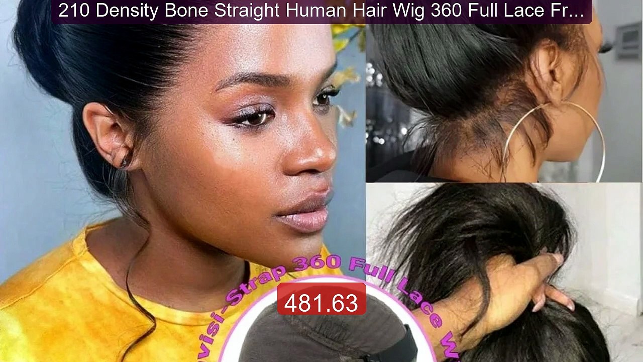 210 Density Bone Straight Human Hair Wig 360 Full Lace Front Wig 4... -- Best Deal 2026 | Shop Now!