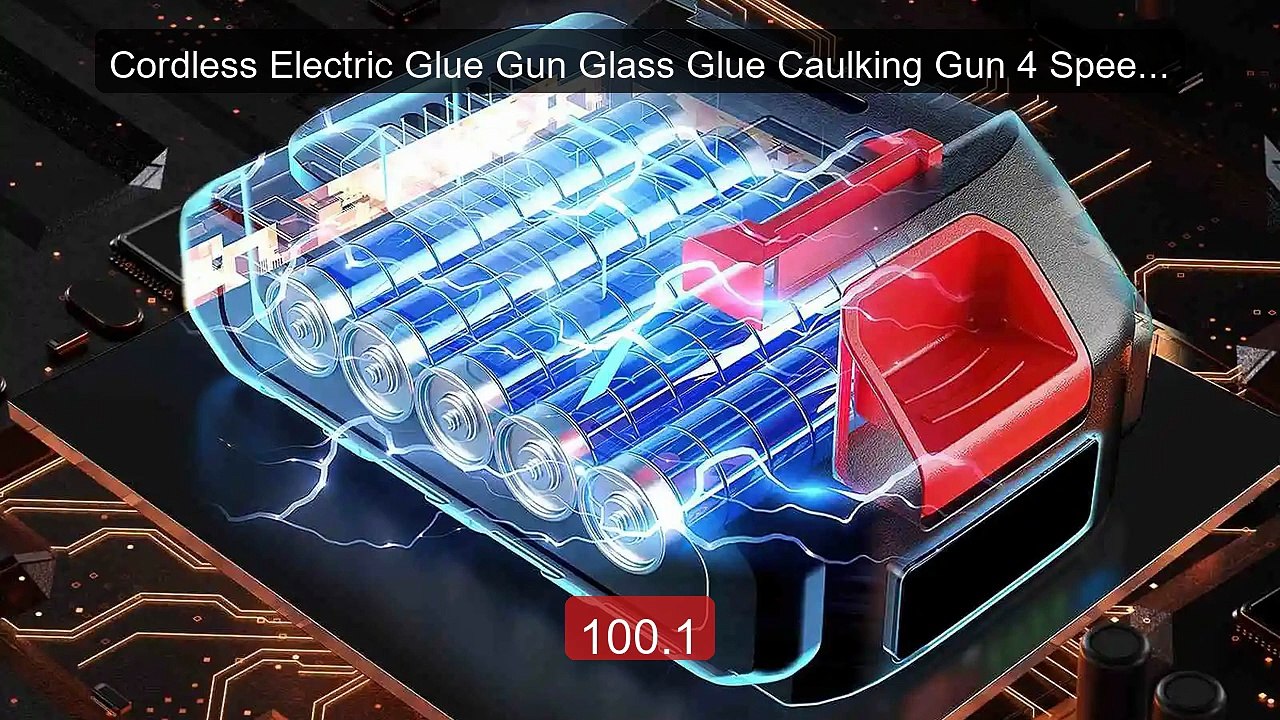 Cordless Electric Glue Gun Glass Glue Caulking Gun 4 Speeds Do... -- Hot Deal 2026 | Limited Offer!