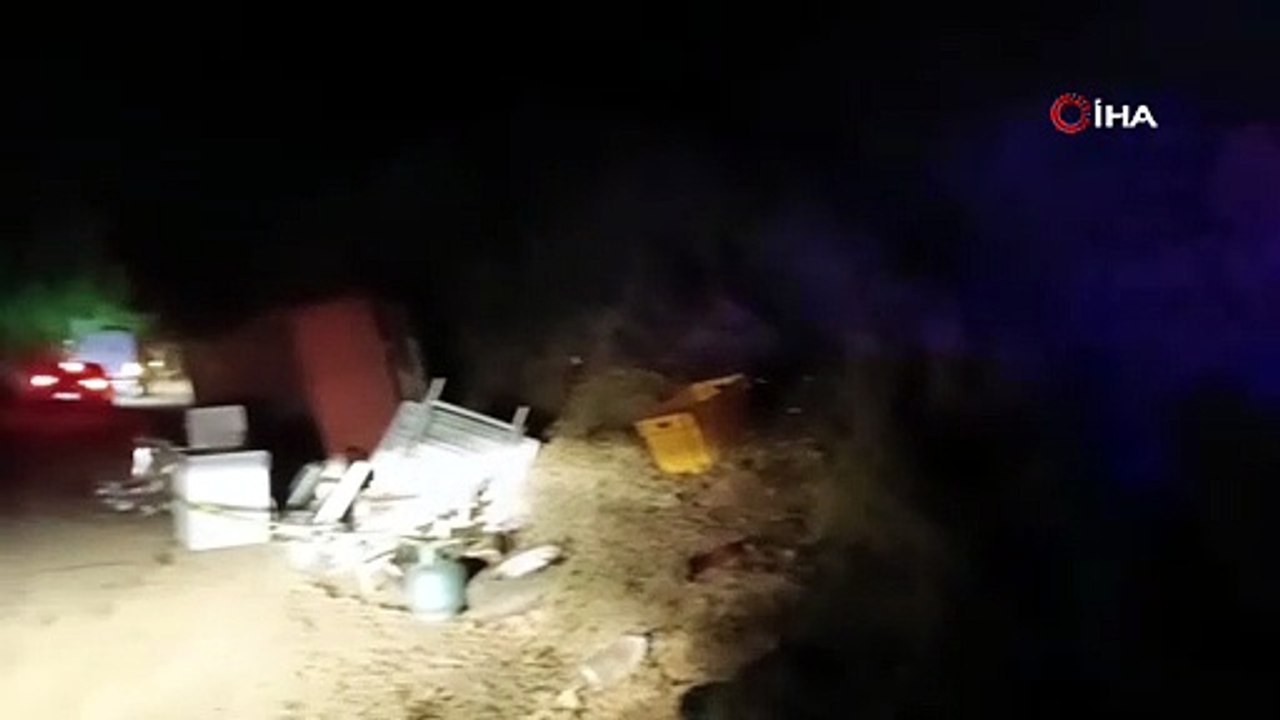 Yayla dönüşünde devrilen kamyonetteki 1 kişi hayatını kaybetti, 1 kişi yaralandı