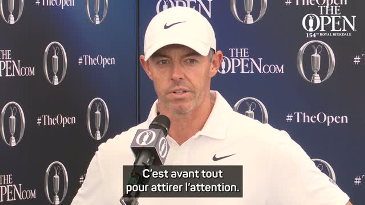 British Open - McIlroy : “DeChambeau ? Il y a beaucoup de cinéma dans ce qu’il fait”
