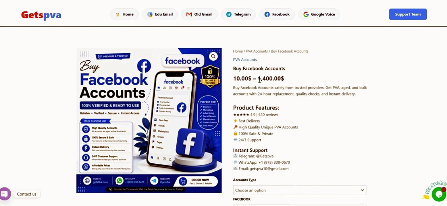200 Steps To Buy Old Facebook Account In Bulk (PVA, Aged)