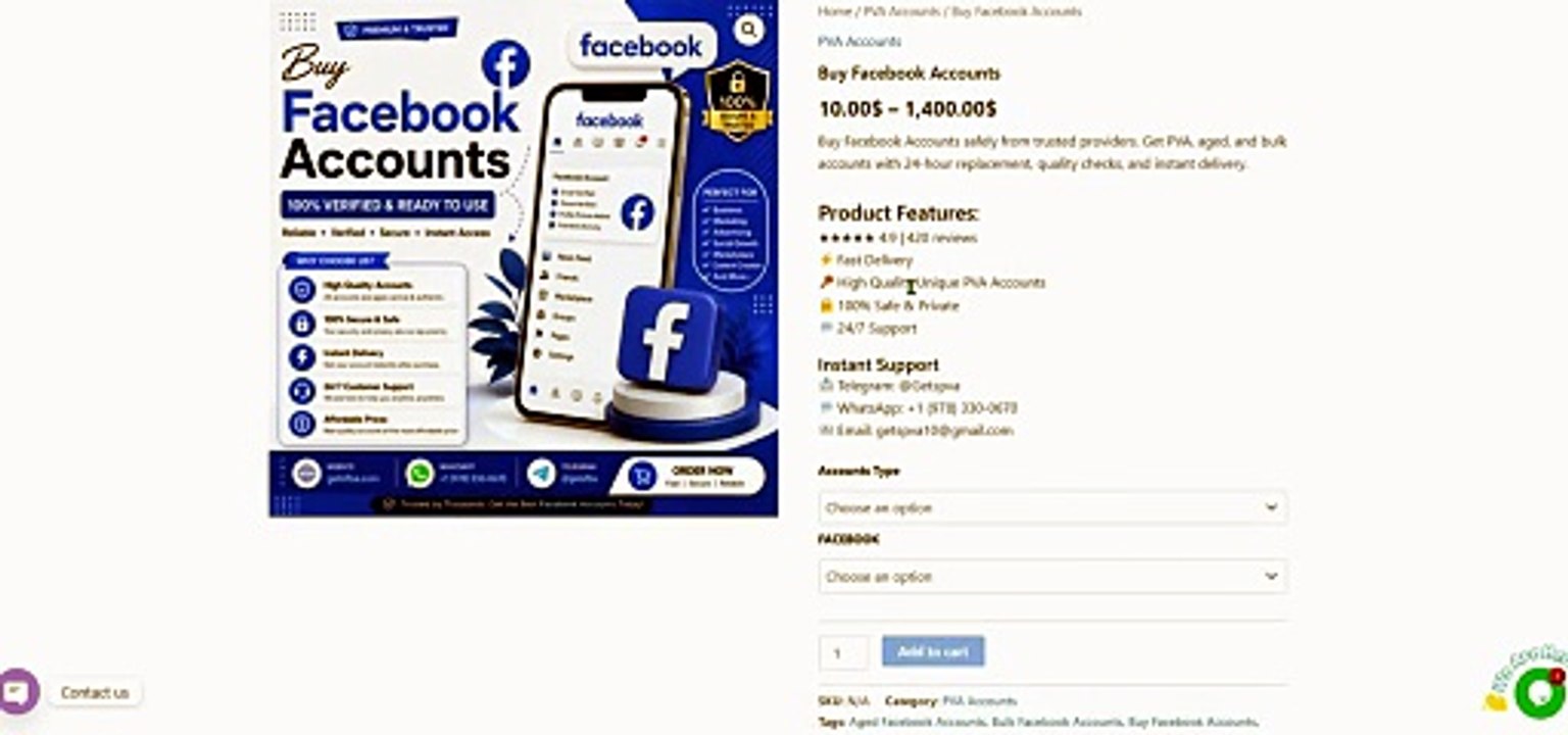 Where To Buy Facebook Accounts for Marketplace? - Getspva