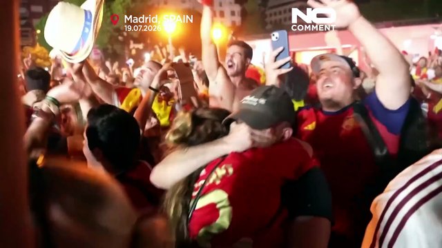 Video: Spanien-Fans feiern ausgelassen nach WM-Finalsieg