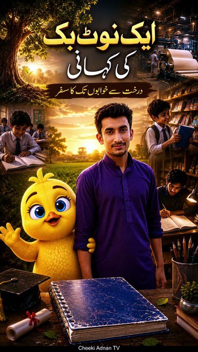 The Life Story of a Notebook 📖 | Ek Notebook Ki Emotional Kahani | 3D Animated Short Film