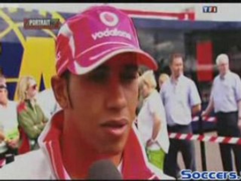 Portrait de lewis hamilton