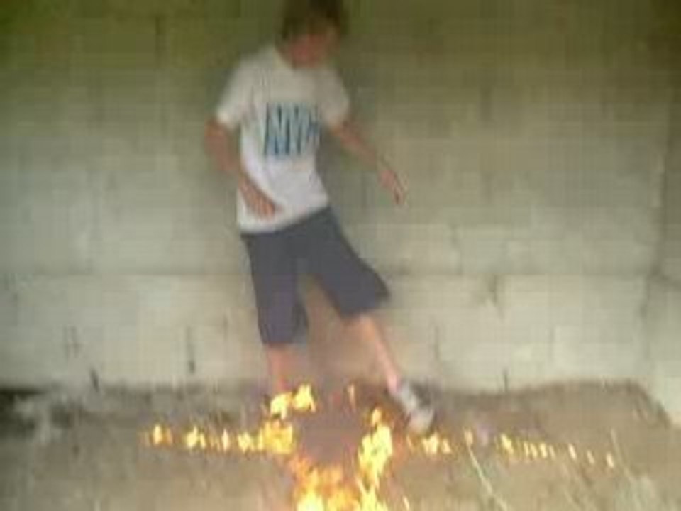 moon walk en feu !