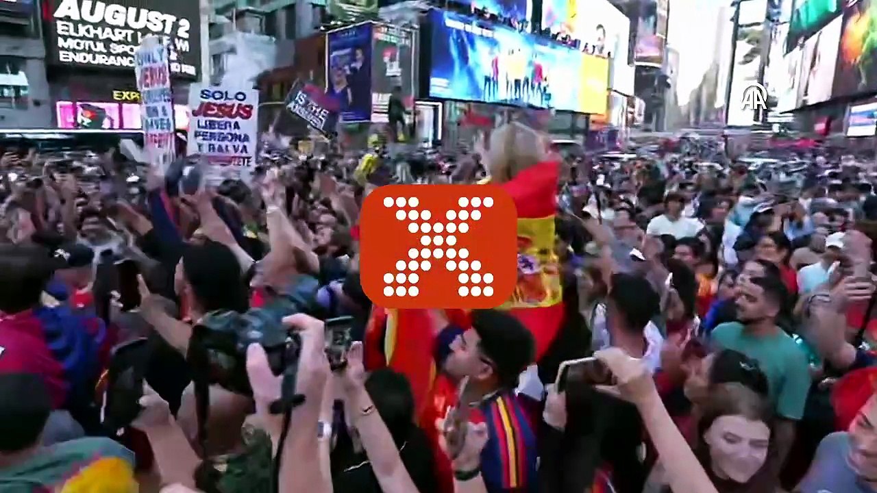 New York'ta İspanya coşkusu