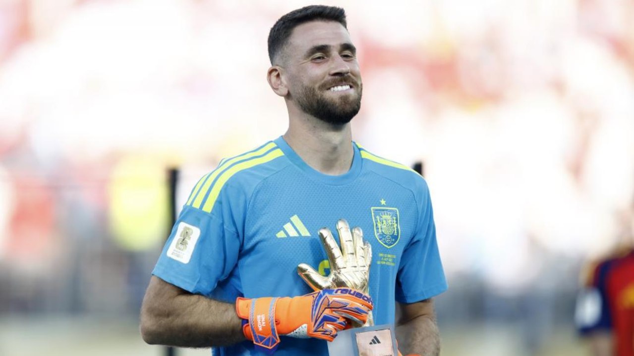 Unai Simón: "Espero que solo tengamos que esperar 4 años para conseguir otra estrella"