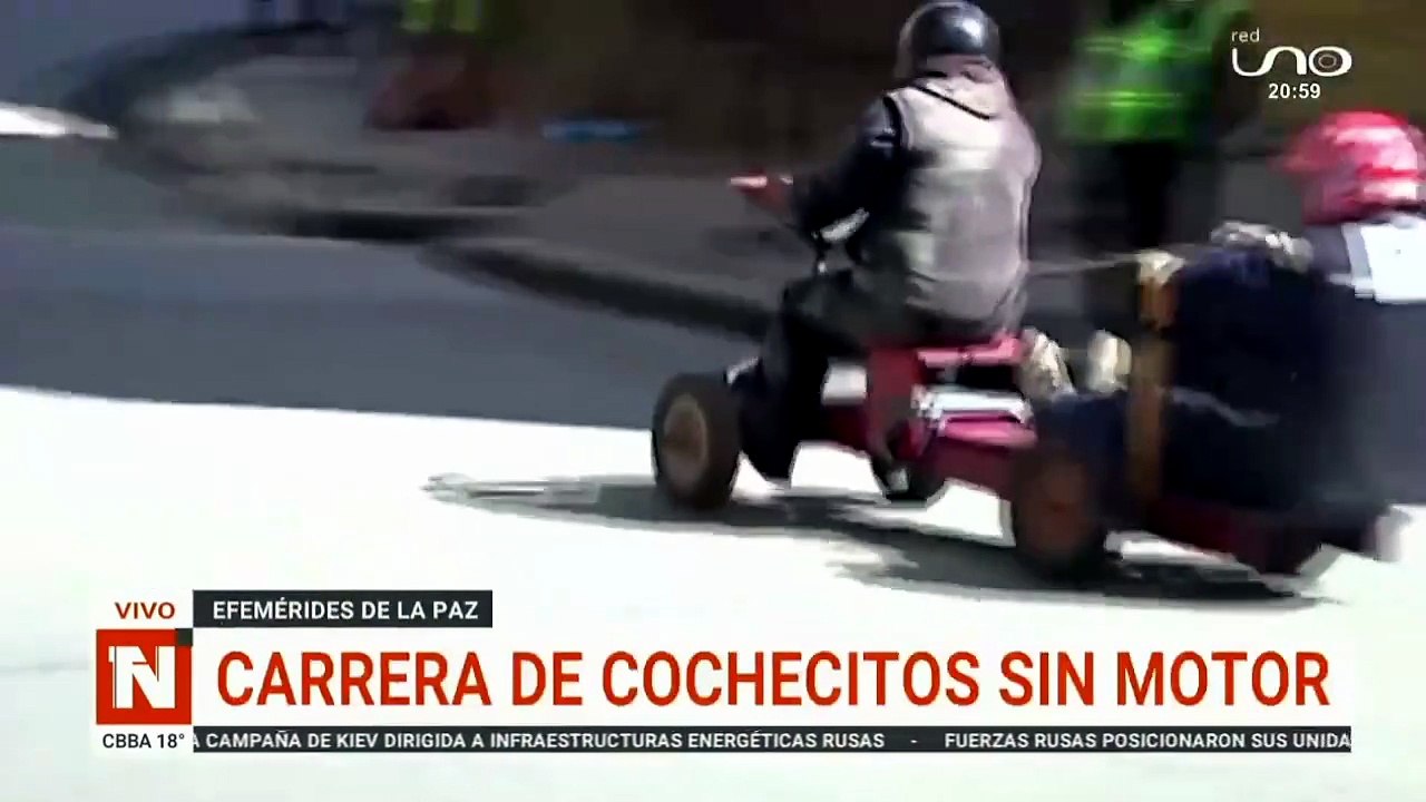 Carrera de cochecitos sin motor