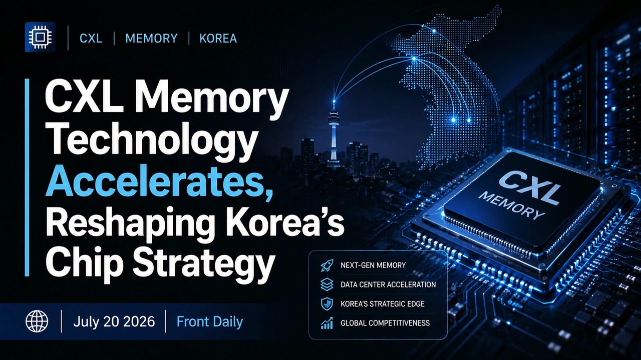 CXL Memory Technology Accelerates, Reshaping Korea's Chip Strategy | July 20 2026