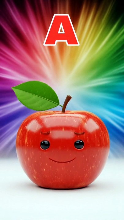 Alphabet Fruits A–Z | Fun 3D Cartoon Learning for Kids