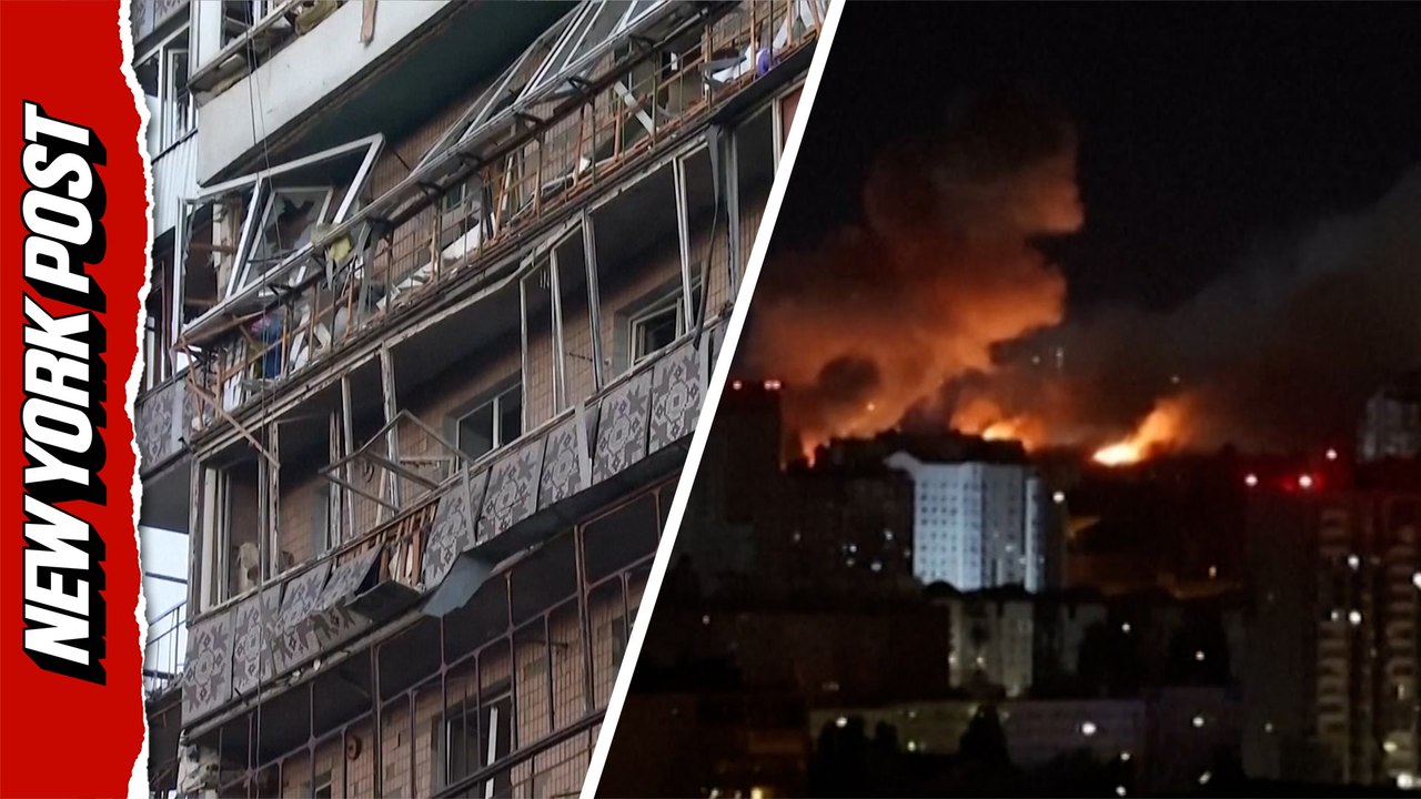 Russia unleashes five-hour missile barrage on Kyiv in massive assault