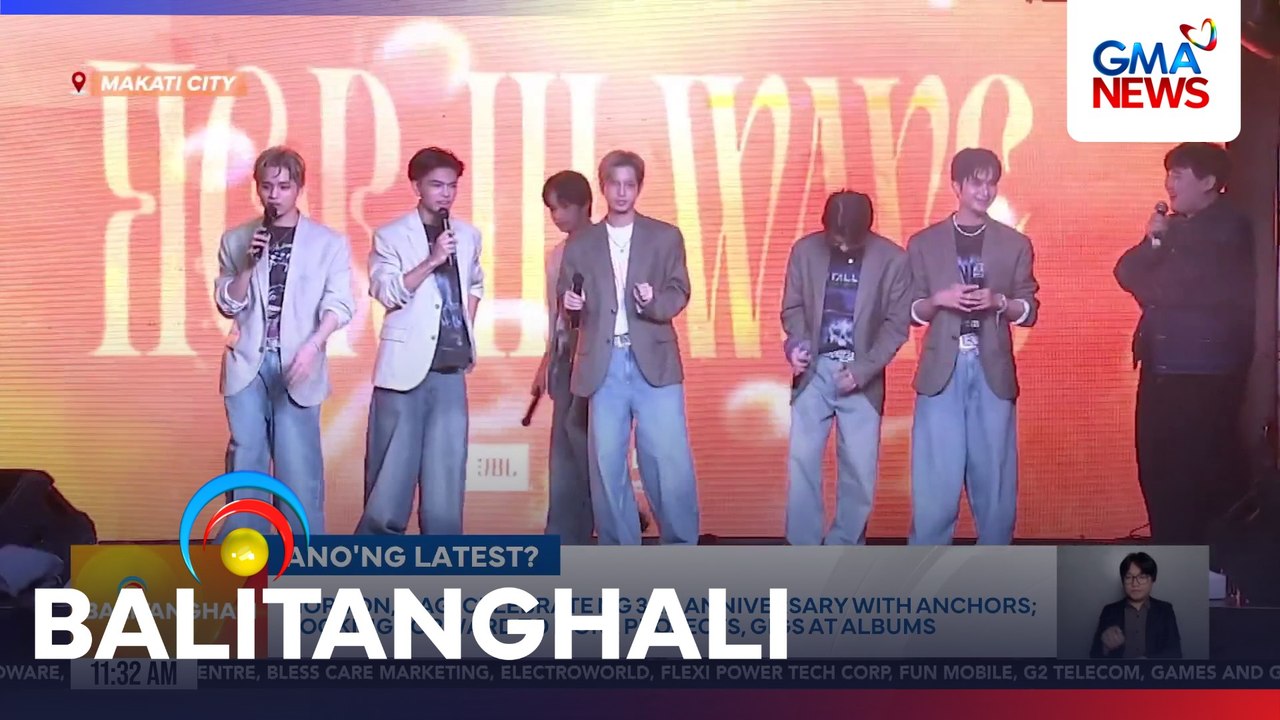 Hori7on, nag-celebrate ng 3rd anniversary with anchors; looking forward to more projects, gigs at albums | Balitanghali