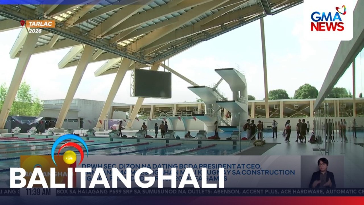 DPWH Sec. Dizon na ex.-BCDA Pres. at CEO, handang maimbestigahan muli kaugnay sa construction ng mga pasilidad para sa 2019 SEA Games | Balitanghali