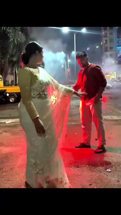 He Tried to Steal the Spotlight Behind Her 😂