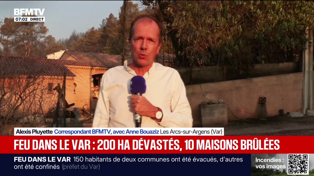 Incendie dans le Var: des dommages importants aux Arcs-sur-Argens
