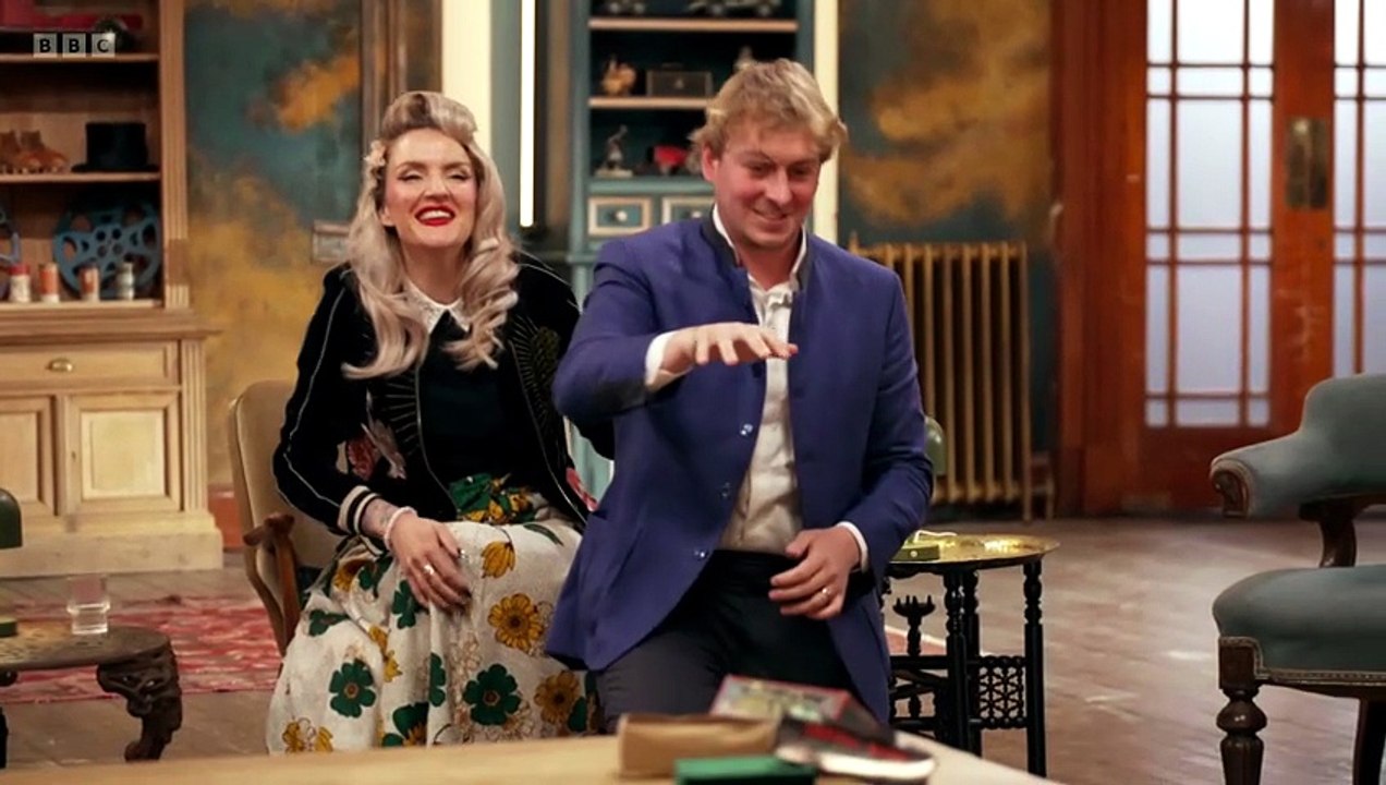 The Bidding Room S07E03 Atlas Stone Antique Automaton Coffin Bank