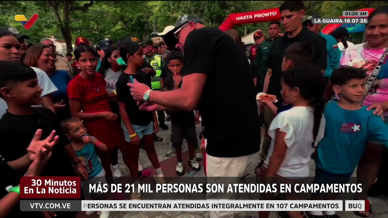 Jorge Rodríguez supervisó y verificó operatividad de campamento transitorio en Los Caracas