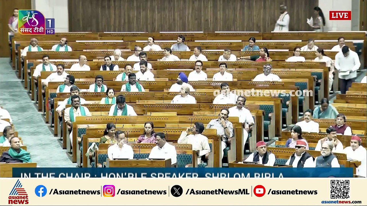 മാറി നിന്ന് പ്രതിപക്ഷം; പാർലമെന്റ് വർഷകാല സമ്മേളനം ആരംഭിച്ചു, പ്രതിപക്ഷ പ്രതിഷേധം ശക്തം