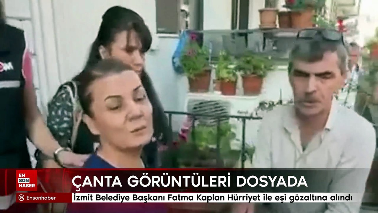İzmit Belediye Başkanı Fatma Kaplan Hürriyet ile eşi gözaltına alındı