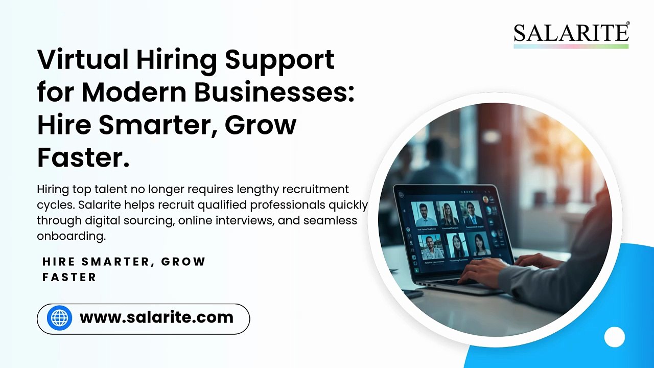Virtual Hiring Support for Modern Businesses Hire Smarter, Grow Faster.