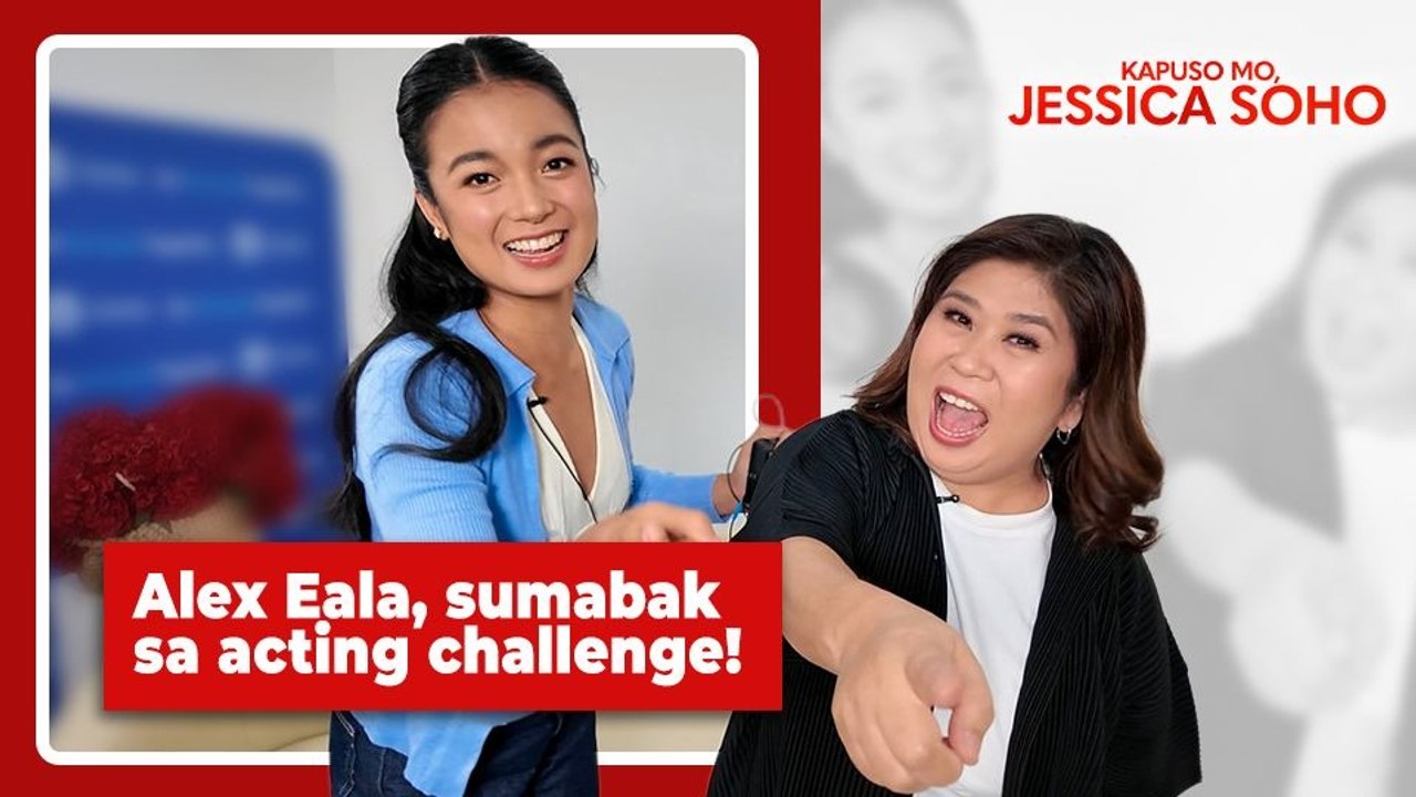 Alex Eala, sumabak sa acting challenge! | Kapuso Mo, Jessica Soho