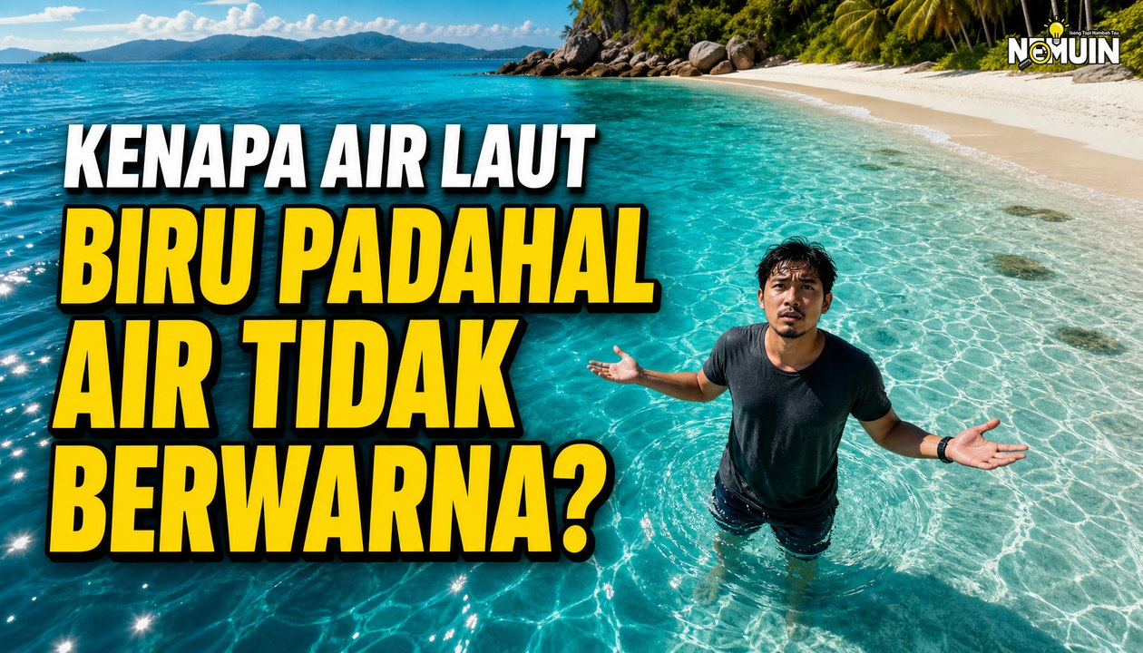 Mengapa Air Laut Selalu Terlihat Biru Padahal Air Tidak Punya Warna