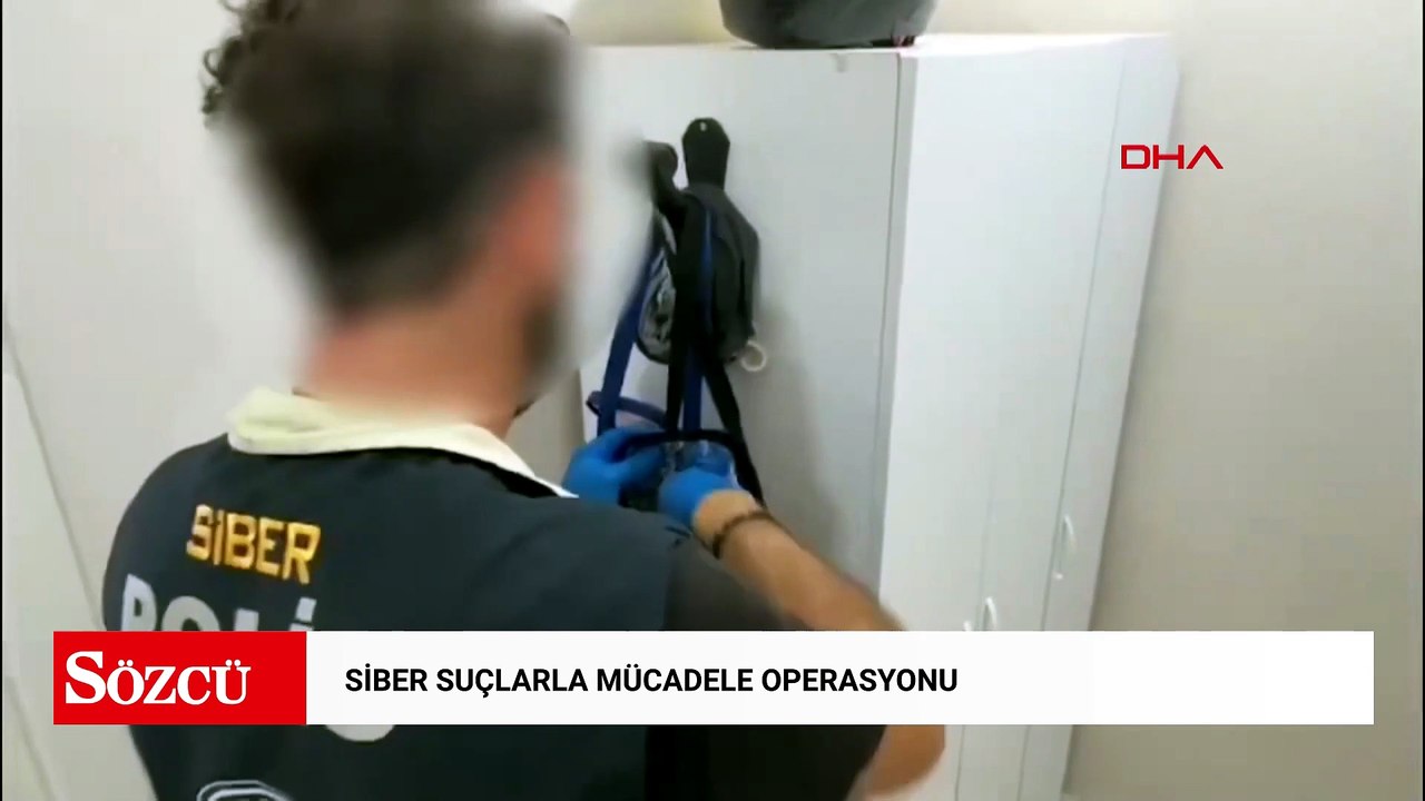 Siber suçlarla mücadele kapsamında düzenlenen operasyonlarda