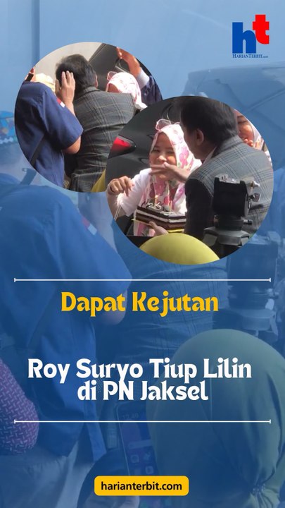 Dapat KejutanRoy Suryo Tiup Lilin di PN Jaksel