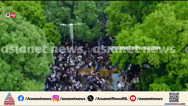 പ്രതിഷേധക്കടലായി പാറ്റ പ്രതിഷേധം; പാർലമെന്‍റ് മാർച്ചിൽ വൻ സംഘർഷം