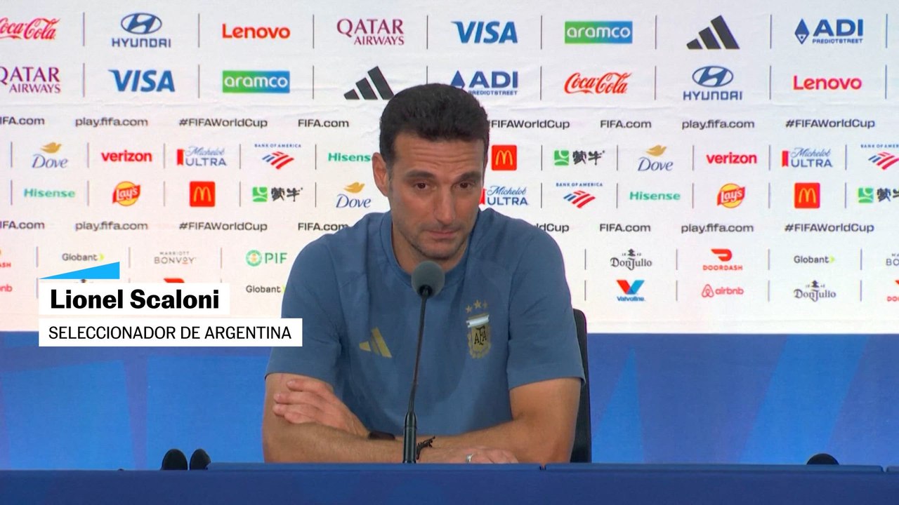Scaloni tras la derrota: "Fueron justos vencedores"