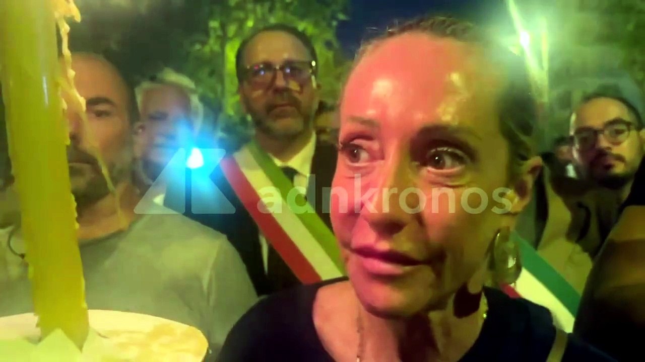 Arianna Meloni alla fiaccolata per Paolo Borsellino: "Eroe dei nostri tempi"