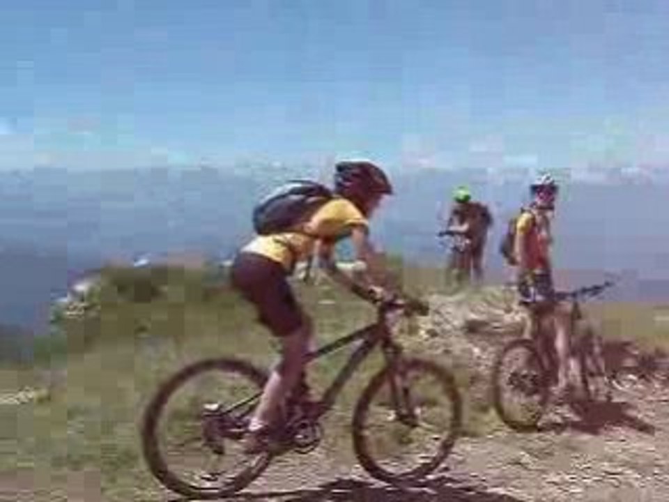 Descente collective du Mont FOURCAT