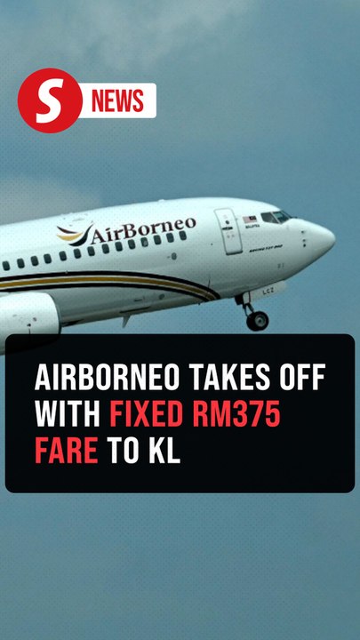 AirBorneo takes off with fixed RM375 fare to KL