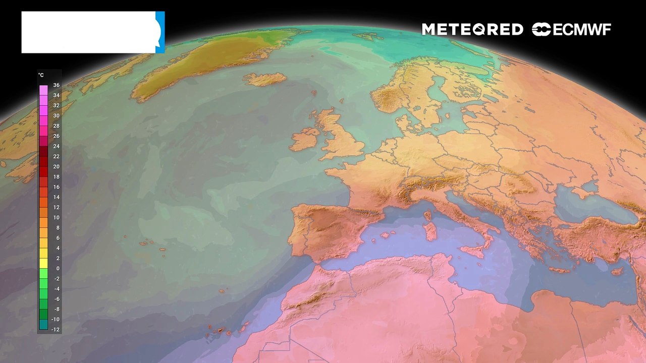 La dorsal establecida sobre la Península será la causante de la tercera ola de calor de este verano