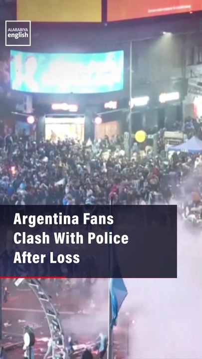 Argentina Fans Clash With Police After Loss