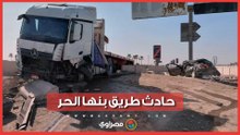 سيارات الإسعاف تواصل نقل المصابين.. حصيلة ضحايا حادث طريق بنها الحر ترتفع وسط استنفار طبي