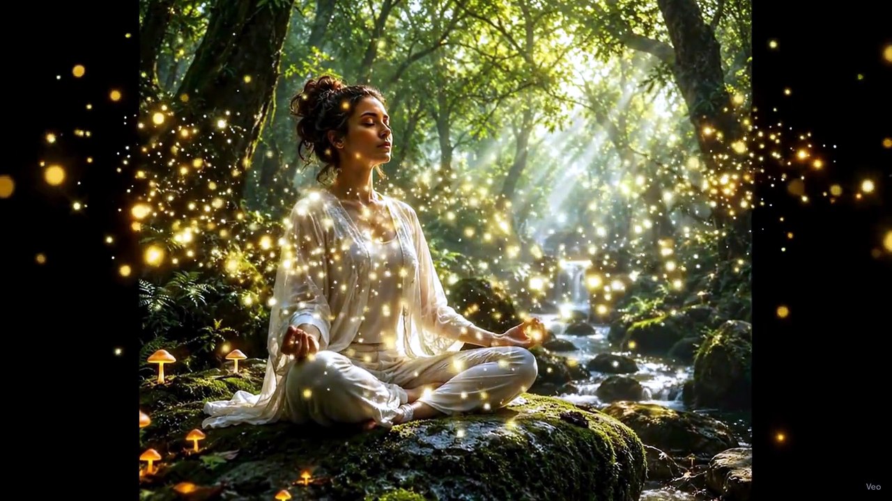 Mystic Forest Meditation A Journey into Peace and Light