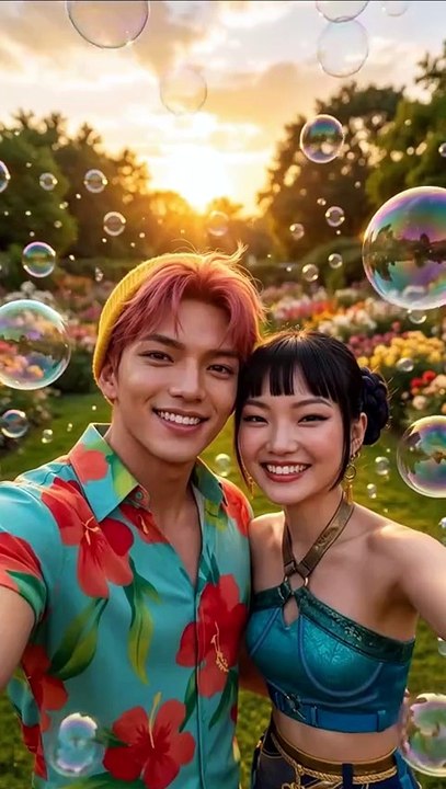 As guerreiras do Kpop e os Saja boys! MUNDO INFINITO DE BOLHAS DE SABÃO #kpop #huntrix #ias #artificialintelligence #guerreiraskpop #sajaboys